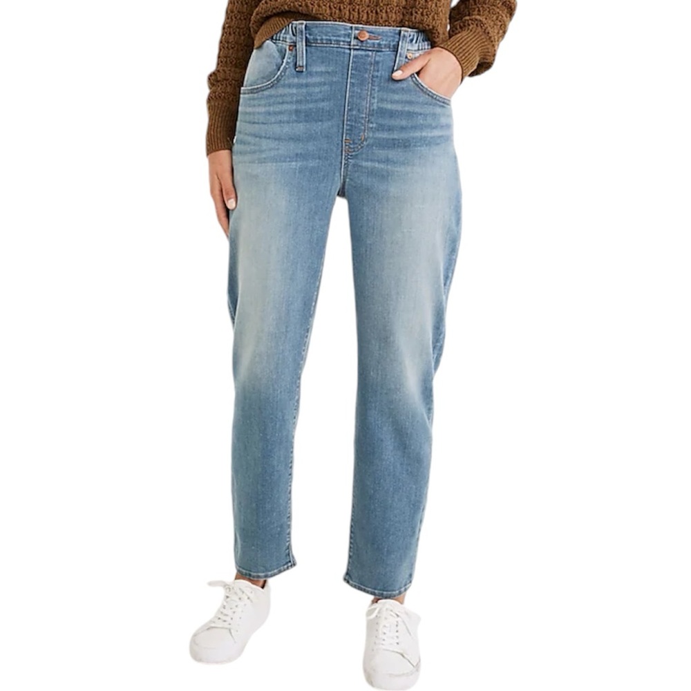 Madewell Pull-On Jeans in Keefe Wash